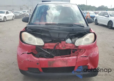 2009 Smart Fortwo Pure z USA, uszkodzony, nr VIN WMEEJ31X89K298011